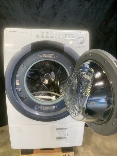 【成約済み】SHARP ドラム式洗濯機 ES-S7D-WR 2020年製 洗濯7kg