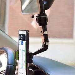 スマホスタンド　車　バックミラーの画像
