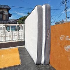3日間短期掲載✨ニトリ引出し付きダブルベッドマットレス付きの画像