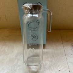 リラックマガラスボトルの画像