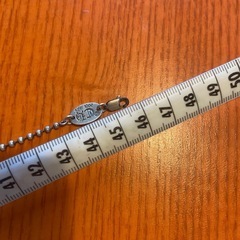 silver925 ボールチェーン　ネックレスの画像