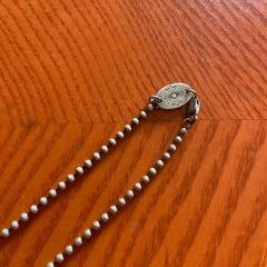 silver925 ボールチェーン　ネックレスの画像