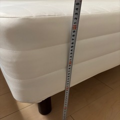 無印 脚付きマットレス　シングルの画像