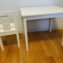 子供用の机と椅子セットの画像