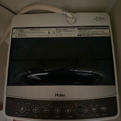 予定されましたhaier洗濯機の画像