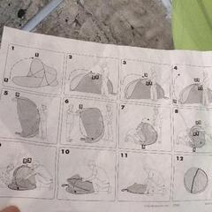 0824-145 IKEA ポップアップテントの画像