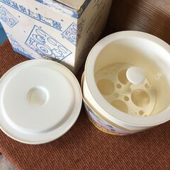 【昭和レトロ】WHT-1500 象印マホービン 未使用品 象印温泉たまご器 ヴィンテージ 雑貨 キッチンの画像