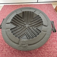 中販紅　【Week】 未使用近　池永鉄工株式会社　ジンギスカン鍋　池永謹製　現状渡し　08-24-02 の画像