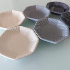 【Seria】新品未使用　洗浄済　八角　豆皿　6枚セットの画像