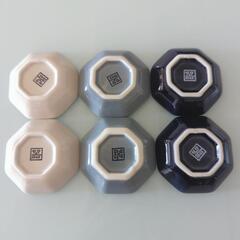 【Seria】新品未使用　洗浄済　八角　豆皿　6枚セットの画像