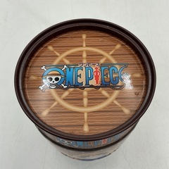 ONE PIECE お菓子缶 樽型の画像