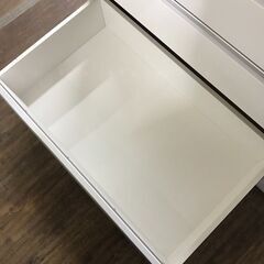【ジャングルジャングル広陵店】家具　レンジ台　ホワイト　☆ジモティー特別価格☆の画像