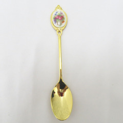 Minton (ミントン) カトラリー 食器 ティースプーン 5本セット 長さ13.5cm フルーツバスケット【中古】 【キモノオフ野々市若松店】の画像