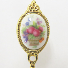 Minton (ミントン) カトラリー 食器 ティースプーン 5本セット 長さ13.5cm フルーツバスケット【中古】 【キモノオフ野々市若松店】の画像