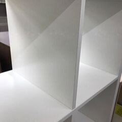 【ジャングルジャングル広陵店】　家具　IKEA　カラックス　ホワイト　オープンラック　☆ジモティー特別価格☆の画像