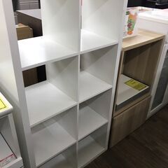 【ジャングルジャングル広陵店】　家具　IKEA　カラックス　ホワイト　オープンラック　☆ジモティー特別価格☆の画像