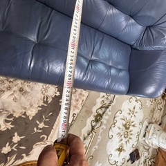 古い革ソファ 欲しい方に差し上げますの画像