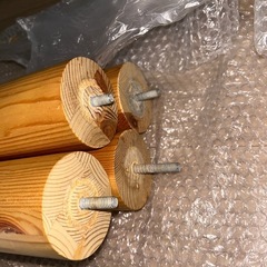 【ジャンク品】天然木ダイニングテーブル【8/31まで】の画像