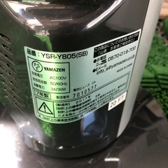 YAMAZEN   タワーファン　YSR-Y805の画像