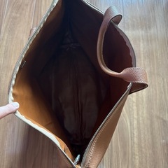レノマ ボストンバッグ キャメルの画像