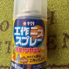 【無料】６年前購入☆夏休みの工作に☆工作用絵の具とニススプレーの画像