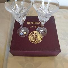 BOHEMIA   CRYSTAL ワイングラスの画像