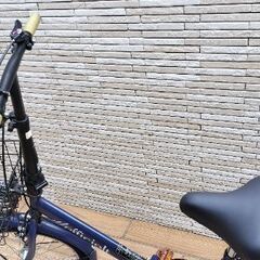 6段変速折りたたみ自転車　ダイヤル鍵付の画像