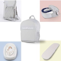 seed future ベビーおりたたみベッド 持ち運びベッドの画像