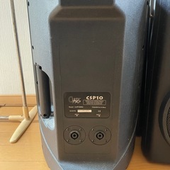 ClassicPro CSP10 ペア クラシックプロ PAスピーカー 2WAYフルレンジスピーカー 左右セット 中古動作品スタンド2本セットの画像