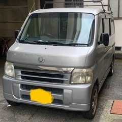 🚗【ホンダ バモス HM1／平成16年式】🚗　キャンセルのため再投稿　仕事や荷物運搬、足車にピッタリ！の画像