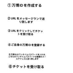 大阪万博　一日券大人(2枚)の画像