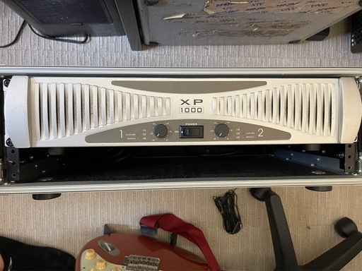 Phonic XP1000 パワーアンプ 動作確認済みラックケース付き (T