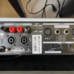 Phonic XP1000 パワーアンプ 動作確認済み　ラックケース付きの画像