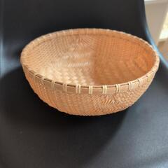 美品　無印良品竹かごの画像