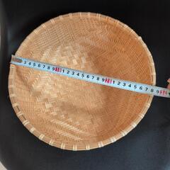 美品　無印良品竹かごの画像
