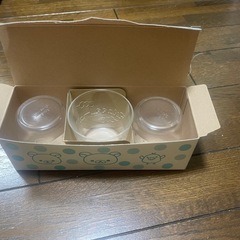 リラックマ　涼やかぷっくりガラスカップ　3個セットの画像