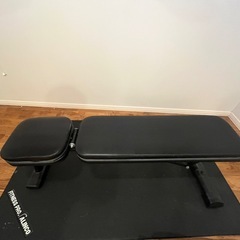可変式ダンベル、ベンチ、マットのセットの画像