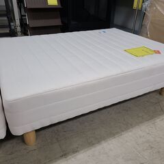 J1349【リユースのサカイ柏店】コスパクリエーション　分割脚付2Pベッド　2P-D860C　クリーニング済　の画像