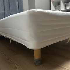 脚付マットレス ポケットコイル 洗えるカバー　組み立て仕様の画像
