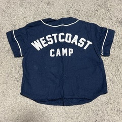 【プティマイン】ベースボールシャツ 80cmの画像