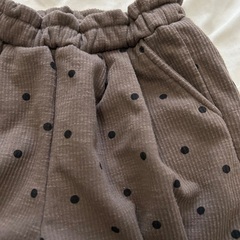 【美品】ドット柄　かぼちゃパンツ　110cm ハーフパンツの画像