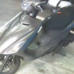SUZUKI アドレスV125S-LTD グレー エンジン始動確認 自賠責で乗れます 半額配送キャンペーン 現状渡し諸経費￥0- 横浜 P-Yard の画像