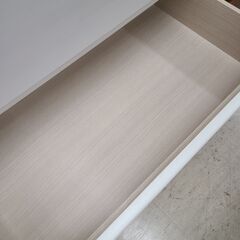 J1350【リユースのサカイ柏店】NITORI　ニトリ　ハイチェスト　オウカ2　90HC　ホワイト　クリーニング済　参考価格49,990円の画像