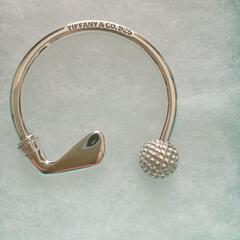 Tiffany & Co. ティファニー ゴルフ キーリング スターリングシルバー 925の画像