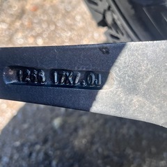 デリカD5等　225/65R17アルミタイヤ４本セットの画像