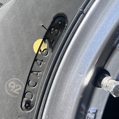 デリカD5等　225/65R17アルミタイヤ４本セットの画像