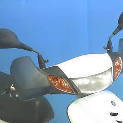 YAMAHA アクシストリート 白 エンジン始動確認 自賠責保険で乗れます 半額配送キャンペーン 現状渡し諸経費￥0- 横浜 P-Yard の画像
