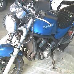 KAWASAKI バリオス2 青 エンジン始動確認 自賠責保険で乗れます 半額配送キャンペーン 限定 現状渡し諸経費￥0- 横浜 P-Yardの画像