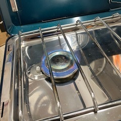 O2508-688 パール金属 キャプテンスタッグ ストークス ガス2バーナーコンロ M-8808 動作確認済み 中古の画像