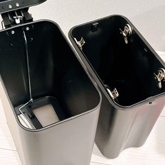 ソフトクローズ ゴミ箱 5L ズレ防止 クリップ 蓋付きの画像